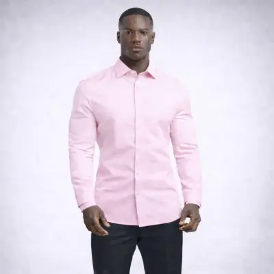 Chemise homme coupe cintree unie – Vêtements, photo 7