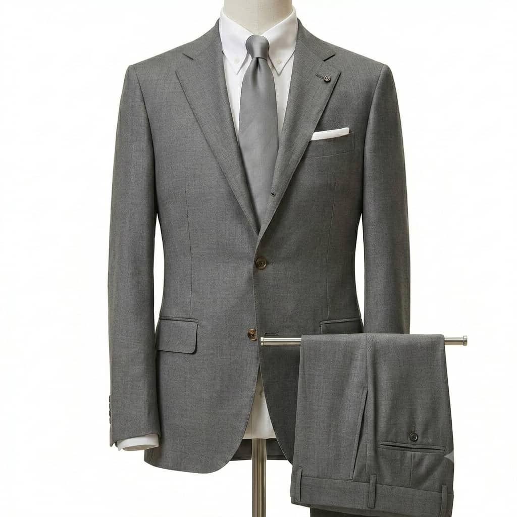 Costume de cérémonie gris deux pièces